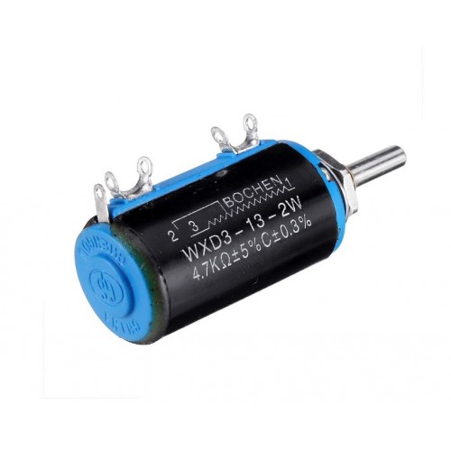 WXD3-13 4k7 ohm Multi-turn Wire-wound Potentiometer - product image