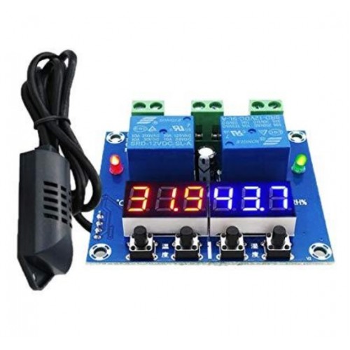 DC 12V XH-M452 Temperature and Humidity Controller Module Digital Display - product image