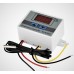 DC 12V XH-W3001 W3001 10A 12V 120W Digital Temperature Controller Display Thermostat Control Sensors Switches &amp; Waterproof 10K NTC Probe thumbnail image 2