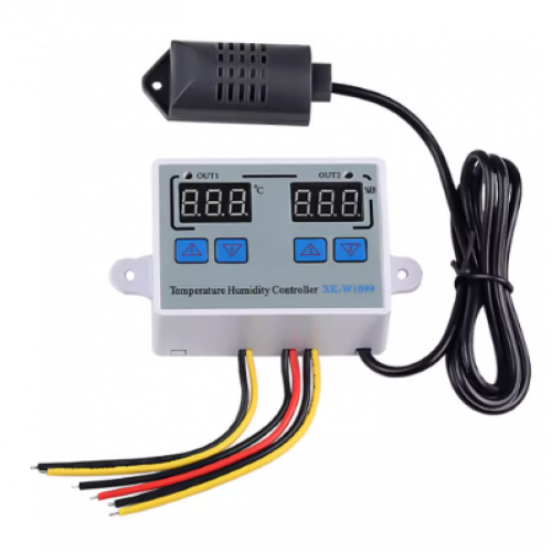 XK-W1099 Digital Temperature Humidity Controller Thermostat - product image
