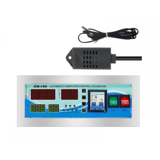 XM-18D Incubator Controller thermostat automatic incubator intelligent temperature and humidity sensors