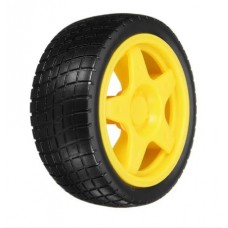 Yellow Plastic Mag Wheel Soft Tyre