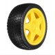 Yellow Plastic Mag Wheel Soft Tyre