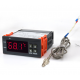ZFX-7016K Intelligent High Temperature Controller Digital Thermostat Regulator Up to 999°C for Oven, Burner, Kiln with Sensor – Accurate Heat Control